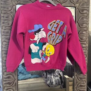 1990s Cartoon Graphic Women's Sweater